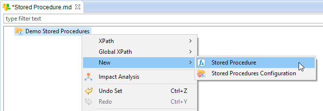 metadata new stored procedure